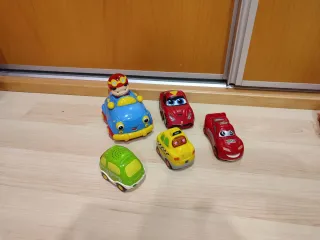 Lote coches pequeños de juguete