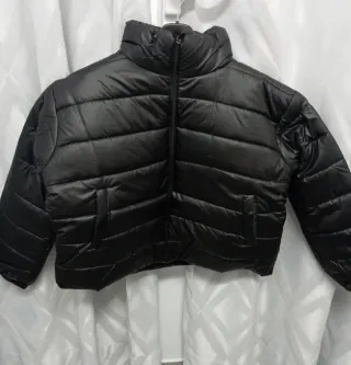 Chaquetón acolchado negro, M/L y XL/XXL