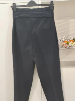 Pantalón cuadros azul Roberto Torretta mujer