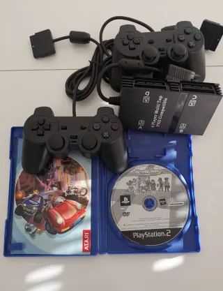 PlayStation 2 Micro Machines y Multitap