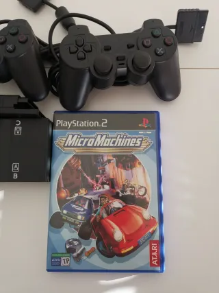 PlayStation 2 Micro Machines y Multitap