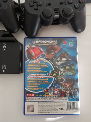 PlayStation 2 Micro Machines y Multitap