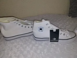 Botas Converse Blancas Mujer. Se puede negociar.