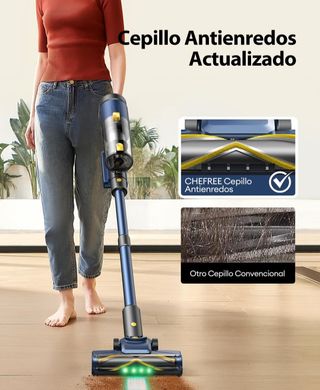 Aspirador sin Cable 48Kpa, 50min Autonomía