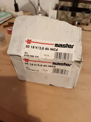 Batería WÜRTH MASTER SD 18V 2,0Ah NiCd