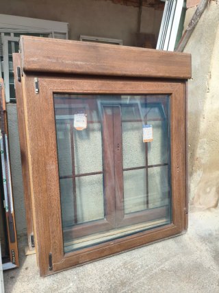 Ventana PVC imitación madera