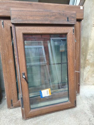 Ventana PVC imitación madera