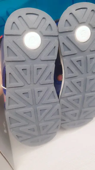 Sandalias Seven Five niño azul y rojo