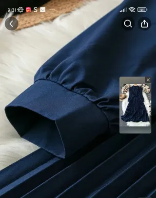 Vestido azul talla M