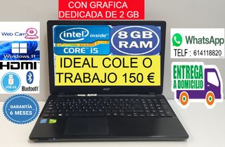 Portátil Acer Intel Core i5 8GB RAM Gráfica 2GB