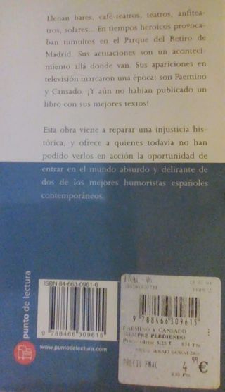 Pack Faemino y Cansado Libro y DVD