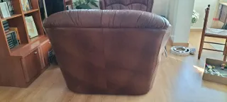 Sofás de 2 plazas de piel marrón