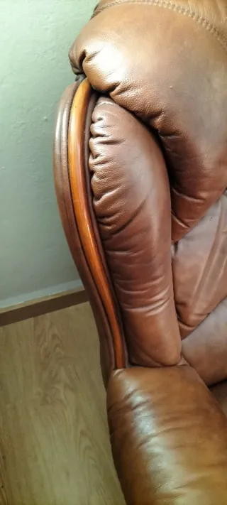 Sofás de 2 plazas de piel marrón