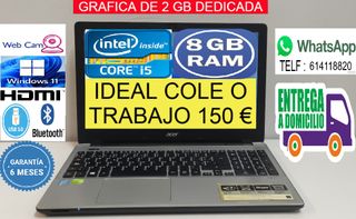 Portátil Core i5 8GB RAM Gráfica 2GB Dedicada