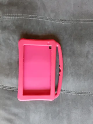 Cover rosa per tablet con maniglia
