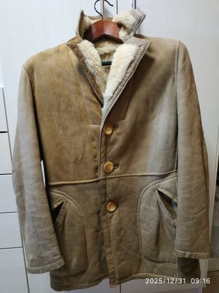 Abrigo Piel Vuelta Oveja Caballero T-50