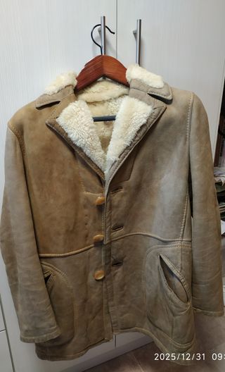 Abrigo Piel Vuelta Oveja Caballero T-50