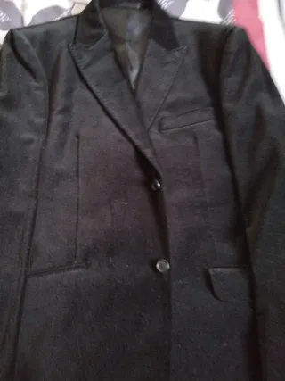 Chaqueta Americana Negra Talla L Hombre