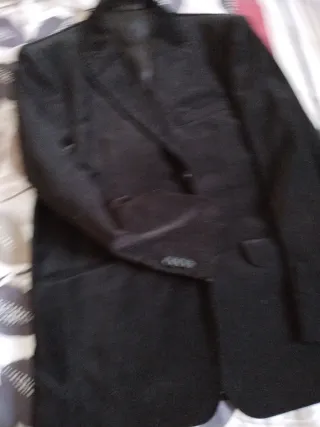 Chaqueta Americana Negra Talla L Hombre