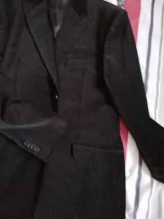 Chaqueta Americana Negra Talla L Hombre