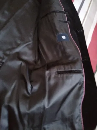 Chaqueta Americana Negra Talla L Hombre