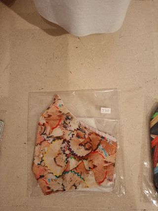 LOTE 9 MASCARILLAS TELA INFANTILES CON FILTROS