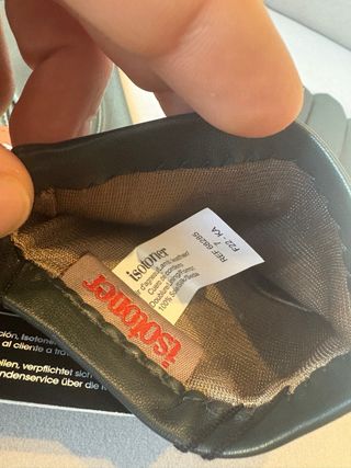 Guantes de piel mujer verde azulado oscuro