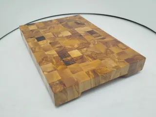 Tabla de cortar de olivo a contraveta