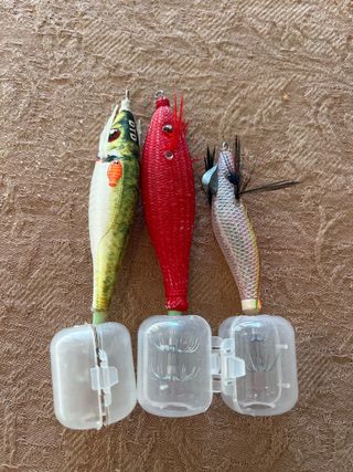 3 señuelos para pesca