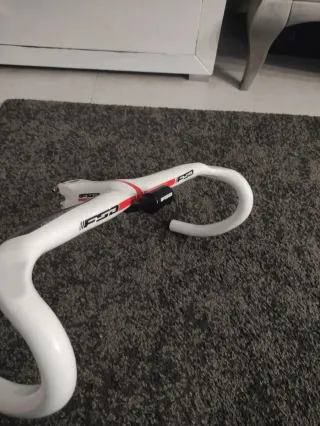 Manillar FSA Plasma Integrado Blanco ORIGINAL.