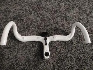 Manillar FSA Plasma Integrado Blanco ORIGINAL.