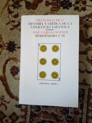 Lote historia y critica de la literatura espanola