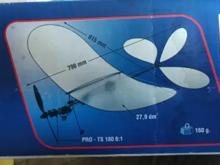 Avión RC Butterfly Slow Flyer 815mm 160g