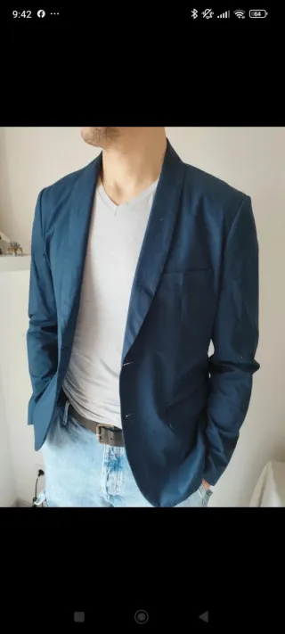 Americana Pierre One azul marino