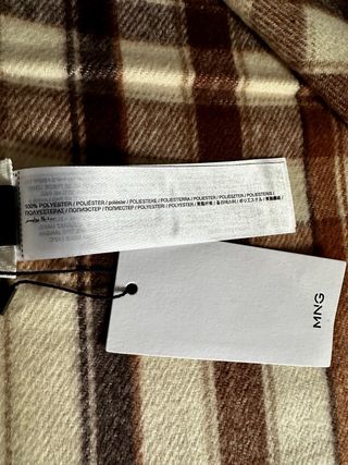 Sciarpa Mango a quadri