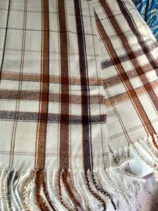 Sciarpa Mango a quadri