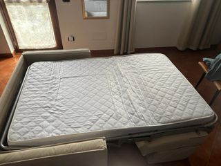 Divano letto 2 posti beige