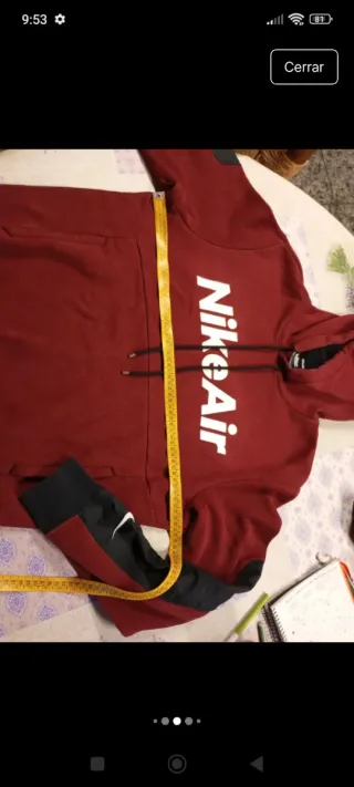 Sudadera Nike Air Talla M