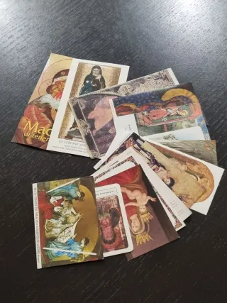 Lotto 14 Santini dedicati alla Madonna