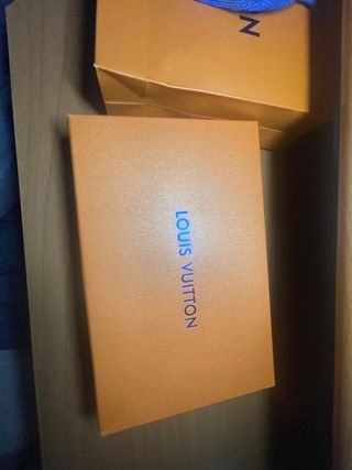 Cintura e portafoglio Louis Vuitton marrone