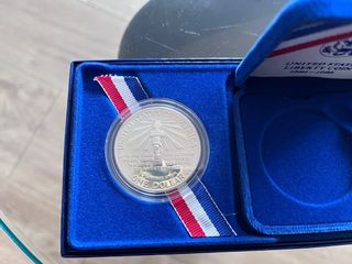 Moneda Plata US Dollar Liberty coin de 1986