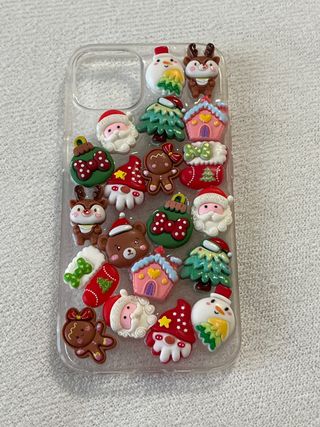 Cover iPhone 13 con Charm Natalizi