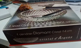 OFERTA:Cenicero Cristal D'ARQUES Diamant 14cm