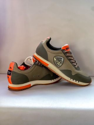 Scarpe Blauer Uomo 41 Verde Oliva Arancio