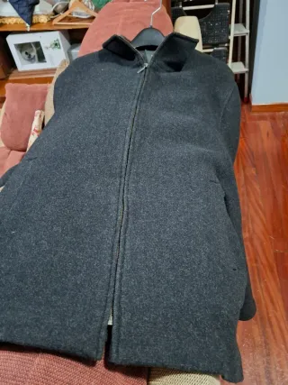 Chaquetón SCELTO Lana Gris Hombre 3/4