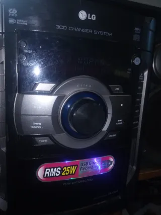 Minicadena LG 3CD USB Direct Recording