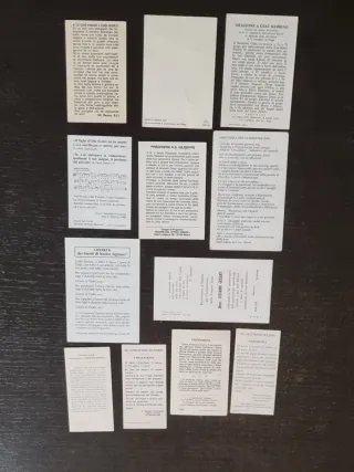 Lotto 12 Santini Sacro Cuore Gesù