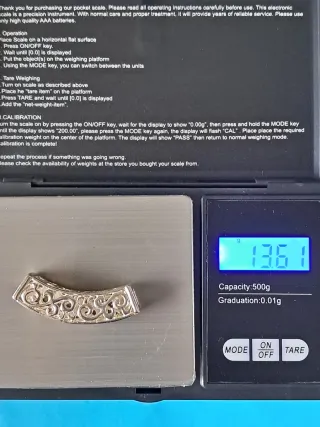 Collar plata filigrana y cuero trenzado