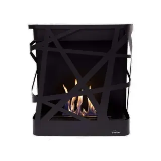 Purline Demeter Biochimenea Mural 2kW Negro