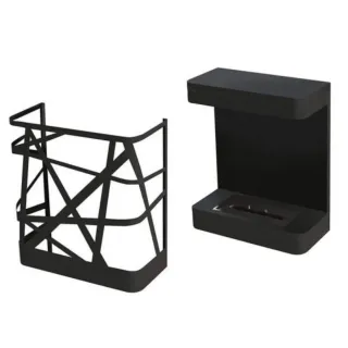 Purline Demeter Biochimenea Mural 2kW Negro